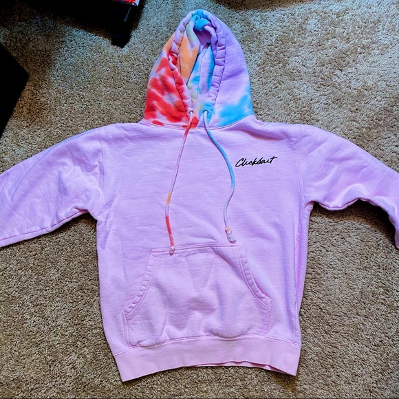 david dobrik pink clickbait hoodie
